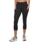 Women's Tek Gear&reg; Side-pocket Capris, Size: Medium, Black