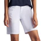 Petite Lee Delaney Relaxed Fit Bermuda Shorts, Women's, Size: 6 Petite, White