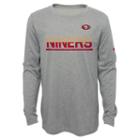 Boys 8-20 Nike San Francisco 49ers Practice Dri-fit Long-sleeve Tee, Boy's, Size: L(14/16), Dark Grey