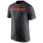 Men's Nike Oklahoma State Cowboys Wordmark Tee, Size: Medium, Black