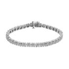 Sterling Silver 1/4 Carat T.w. Diamond Tennis Bracelet, Women's, Size: 7, White