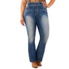 Juniors' Plus Size Wallflower Luscious Curvy Bootcut Jeans, Teens, Size: 18 W, Brown Over