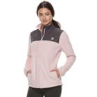 Women's Fila Sport&reg; Long Sleeve Fleece Jacket, Size: Medium, Light Pink