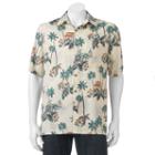 Big & Tall Batik Bay Classic-fit Tropical Button-down Shirt, Men's, Size: Xl Tall, Med Beige