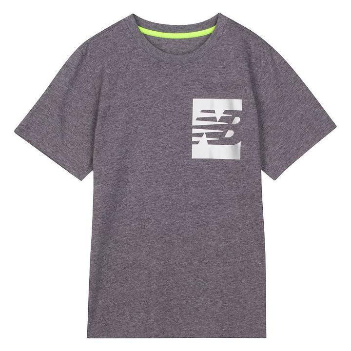 Boys 4-7 New Balance Relaxed-fit Athletic Graphic Tee, Boy's, Size: 7, Med Grey