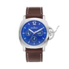 Peugeot Men's Casual Leather Multi-function Watch - 2056sbl, Size: Large, Brown