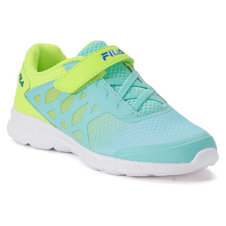 Fila&reg; Faction 3 Preschool Girls' Sneakers, Size: 6, Light Blue