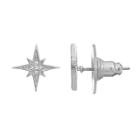 Lc Lauren Conrad Runway Collection Cubic Zirconia Starburst Stud Earrings, Women's, Silver