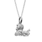 Logoart Sterling Silver Phi Mu Sorority Lion Pendant Necklace, Women's, Size: 18, Grey