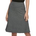 Women's Apt. 9&reg; Tummy Control A-line Skirt, Size: Xxl, Black