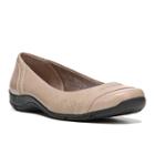 Lifestride Dig Women's Flats, Size: 8 Wide, Dark Beige