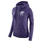Women's Nike Kansas State Wildcats Gym Vintage Hoodie, Size: Medium, Purple