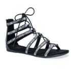 Muk Luks Jessica Women's Sandals, Girl's, Size: 10, Black