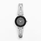 Women's Crisscross Half Bangle Watch, Size: Small, Grey