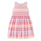 Girls 4-12 Oshkosh B'gosh&reg; Empire Waist Dress, Size: 12, Blue (wash)