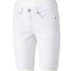 Juniors' So&reg; Rolled Denim Bermuda Shorts, Girl's, Size: 1, White