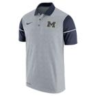 Men's Nike Michigan Wolverines Sideline Dri-fit Polo, Size: Small, Grey