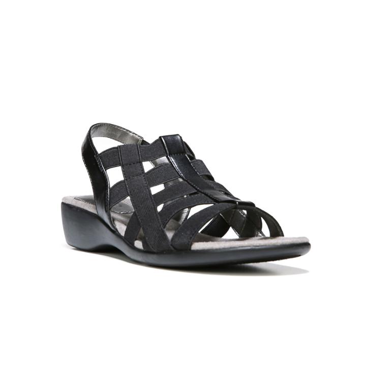 Lifestride Theory Women's Comfort Sandals, Size: Medium (6), Black