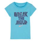 Girls 4-6x Nike Break The Mold Tee, Girl's, Size: 6x, Brt Blue