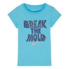 Girls 4-6x Nike Break The Mold Tee, Girl's, Size: 6x, Brt Blue