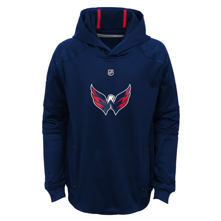 Boys 8-20 Washington Capitals Mach Hoodie, Size: M 10-12, Blue (navy)
