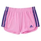Girls 4-6x Adidas Around The Block Athletic Shorts, Size: 6, Med Pink