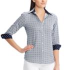 Women's Chaps No-iron Shirt, Size: Small, Natural