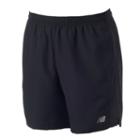 Men's New Balance 7-inch Accelerate Shorts, Size: Medium, Black