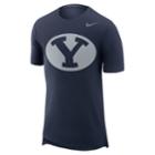 Men's Nike Byu Cougars Enzyme Droptail Tee, Size: Xl, Blue (navy)