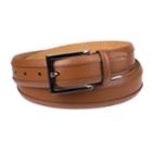 Men's Chaps Pebbled Leather Belt, Size: Small, Dark Beige