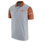 Men's Nike Texas Longhorns Sideline Dri-fit Polo, Size: Large, Grey
