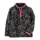 Girls 4-12 Oshkosh B'gosh Microfleece Half Zip Sweatshirt, Size: 6, Green Print