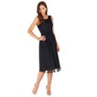 Indication By Eci Midi Fit & Flare Dress - Women's, Size: 12, Black