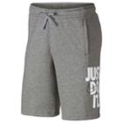 Men's Nike Fleece Shorts, Size: Small, Grey