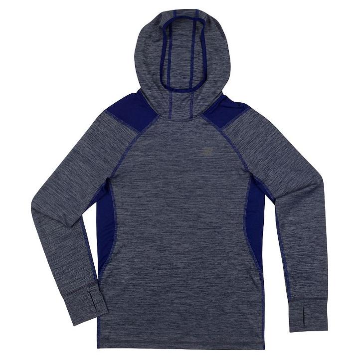 Boys 4-7 New Balance Performance Space-dyed Hoodie, Boy's, Size: 5, Silver