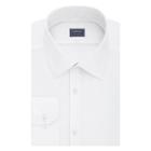 Men's Arrow Slim-fit Poplin Wrinkle-free Dress Shirt, Size: S 32-33, White