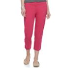 Women's Apt. 9&reg; Torie Capris, Size: 16, Med Pink