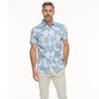 Men's Haggar Island Ease Classic-fit Stretch Button-down Shirt, Size: Large, Blue