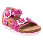 Rugged Bear Toddler Girls' Glitter Sandals, Size: 7 T, Pink