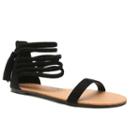 Qupid Archer Women's Sandals, Girl's, Size: 6.5, Black