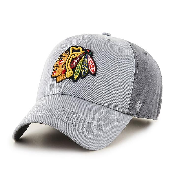 Adult '47 Brand Chicago Blackhawks Northside Clean Up Adjustable Cap, Men's, Ovrfl Oth