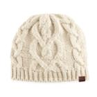 Women's Keds Chunky Cable Knit Beanie, White