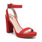 Circus By Sam Edelman Annette Women's High Heel Sandals, Size: Medium (9.5), Red