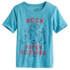 Boys 4-10 Jumping Beans&reg; Rock Paper Scissors Tee, Size: 7, Turquoise/blue (turq/aqua)