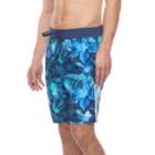 Men's Adidas Hibiscus Floral Microfiber Volley Shorts, Size: Xxl, Green