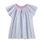 Girls 4-12 Oshkosh B'gosh&reg; Smocked Striped Top, Size: 10, Blue