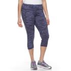 Plus Size Tek Gear&reg; Space-dyed Capris, Women's, Size: 2xl, Lt Purple