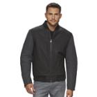 Men's Marc Anthony Slim-fit Varsity Bomber Jacket, Size: Small, Black