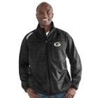 Men's Green Bay Packers Mindset Fleece Jacket, Size: Small, Black