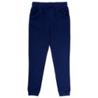Girls Plus Size French Toast Fleece Jogger Pants, Girl's, Size: 18-20 Plus, Blue (navy)